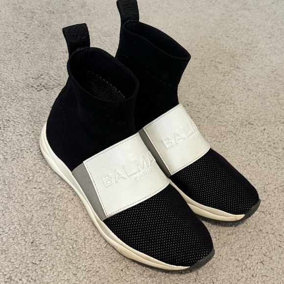 Balmain Shoes - Balmain sock sneakers